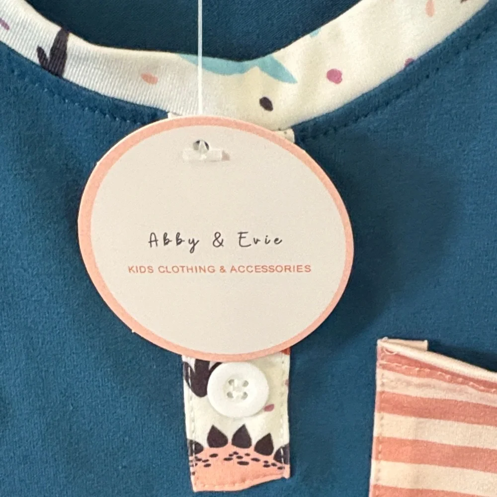 Abby & Evie Dino Matching Set - Picture 3 of 9